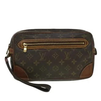 Louis Vuitton Pre-owned Clutches, female, Brown, Size: ONE SIZE Pre-owned Vintage Monogram Clutch