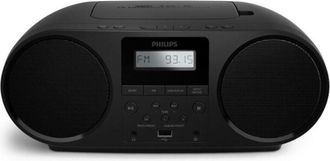 Philips Radio Fm Philips Taz5000 Con Reproductor De Cd Negro