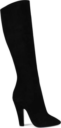 Saint Laurent 68 Boots - Dames - Laarzen met Hak - Zwart - 37 EU - Leer - Schoenen