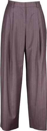 Windsor Dh 718V Wijde Broek - Dames - Broeken - Bruin - 2XL - Katoen - Broeken
