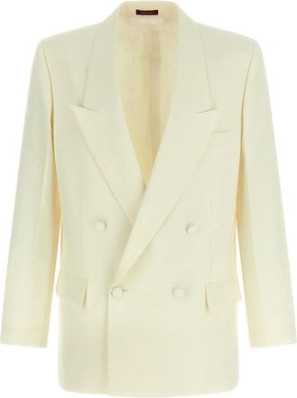Gucci Panama blazer met dubbele rij knopen - Beige