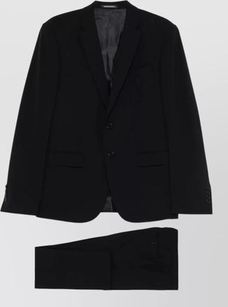 Emporio Armani wool tailored suit single breasted design