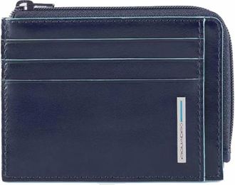 Piquadro Wallets & Cardholders - Heren - Portefeuilles - Blauw - ONE Size - Leer - Accessoires