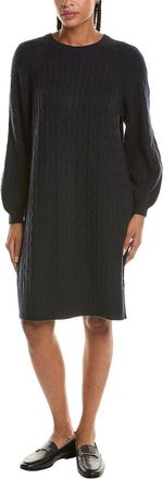 N.Peal N.Peal Cable 100% Cashmere Midi Dress