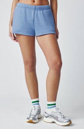 Florence By Mills Cozy Crush Sweat Shorts in Vintage Blue at Nordstrom, Size Xx-Small