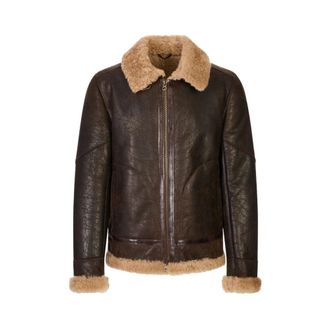 STEWART Sylvester Aviator Jacket - Jackets - Hombre - Marr&oacute;n - 2XL