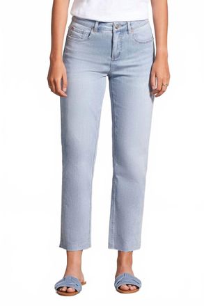 Tribal Audrey Girlfriend Straight Ankle Jeans In Beach Wash