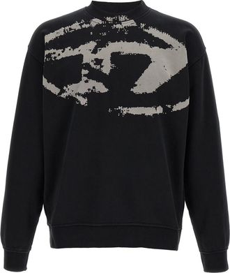 Diesel Black S-Boxt-N5 sweatshirt