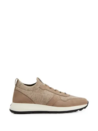 Tod's Tods Sneakers In Pelle E Maglia