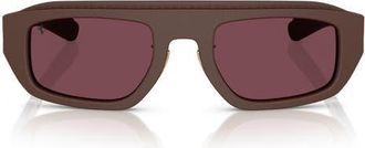 Ferrari 52mm Pillow Sunglasses in Brown /Bordeaux at Nordstrom