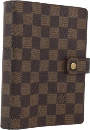 Louis Vuitton Pre-owned Day Planner Cover - Dames - Vintage Accessoires - Bruin - ONE Size - Vintage
