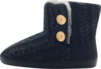 Generic Warm Ankle Boots Women Thick Bottom High Top Heel Plus Velvet Home Non Cotton Slippers Winter Men Models Home Boots Soft Warm Winter Home Boots Thick 