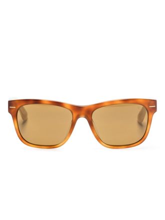 Brunello Cucinelli polarised-lenses sunglasses - unisex - Acetate - One Size - Brown