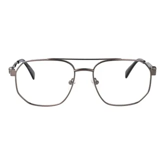 Alexander McQueen Alexander McQueen, Glasses, unisex, Gray, Size: 57 MM Pilot Eyeglasses