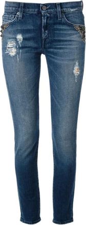 7 For All Mankind The Skinny Jeans - Cut - - Jeans - Donna - Blu - W29