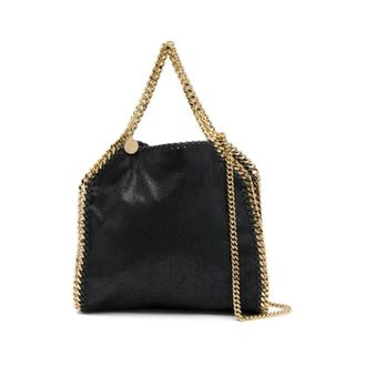 Stella McCartney Black Mini Falabella Tote Bag