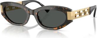 Versace Dames, Accessoires, Bruin, Maat: 54 MM Polyamide