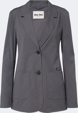 Miu Miu Cotton-blend poplin jacket