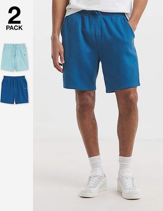 Voi Storm 2 Pack Plain Jersey Shorts