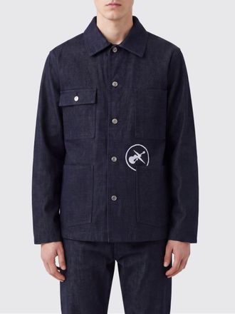 A.P.C. A. P.C. Giacca di jeans x FRGMT in denim di cotone con vestibilit&agrave; relaxed