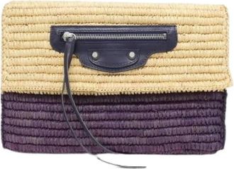 Balenciaga Pre-owned Borsa a Spalla in Paglia - - Pre-owned - Donna - Multicolore - ONE SIZE