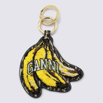 Ganni Keychains Blacks And Greys