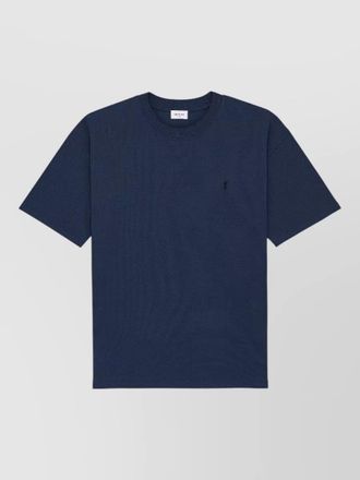 Saint Laurent cassandre piqu&eacute; oversized t shirt crewneck