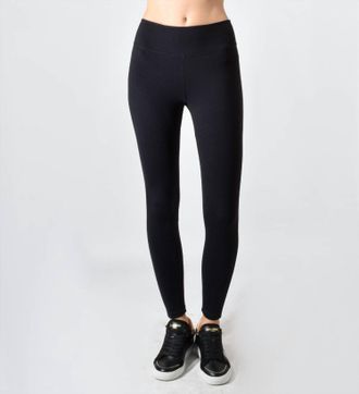 David Lerner High Rise 9 Legging In Black
