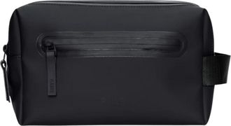 Rains Wash Bag Zip - Heren - Toilettassen - Zwart - ONE Size - Polyester - Tassen