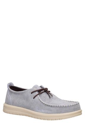 Hey Dude Wally NXT Moc Toe Lace-Up in Grey at Nordstrom, Size 11