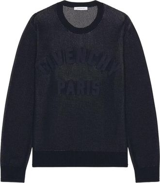 Givenchy Navy Blue Crewneck Sweater