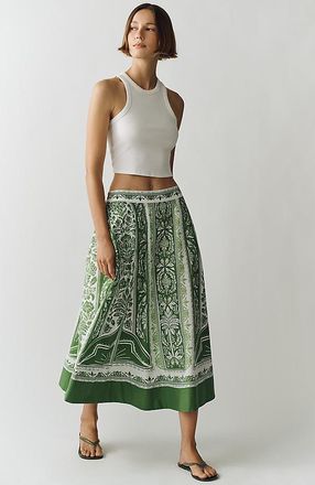 Farm Rio Pleated Skirt