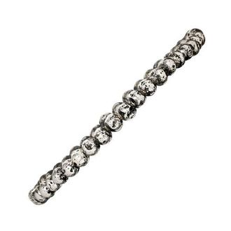 Jan Leslie 4mm Sterling Silver Lava Shape Bead Bracelet at Nordstrom