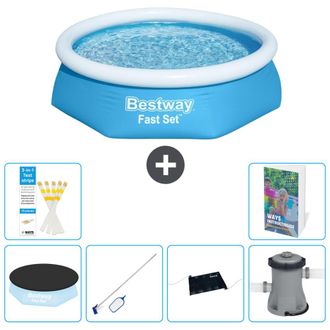 Bestway Piscina Bestway Fast Set Redonda - 244x61 Cm - 7-piezas S67