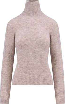 Isabel Marant Beige Alpaca Blend Sweater Gebreide kleding - Dames - Coltruien - Beige - XS - Wol - Truien & Vesten