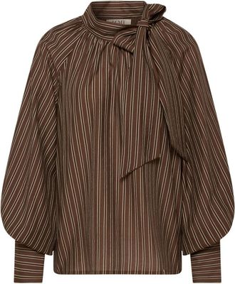 LeComte Rodeo Street Blouse - Dames - Blouses - Bruin - XS - Overhemden
