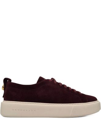 Henderson Baracco Sneakers con suola rialzata 30mm - Rosso