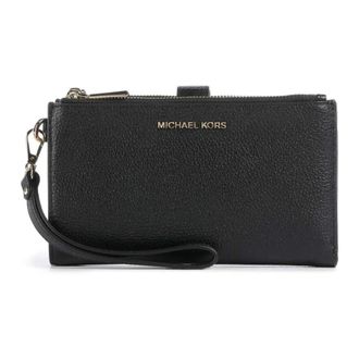Michael Kors Wallets & Cardholders, female, Black, Size: ONE SIZE Adele Double Zip Wristlet