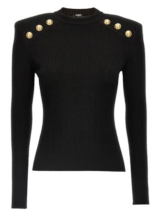 スウェット・トレーナー BALMAIN DH1JT047BC78 Sweatshirts Sweaters Black Balmain Sweaters − Sale: up to −70% | Stylight