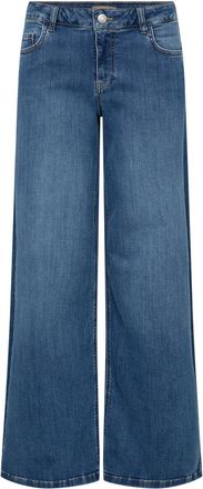 Soyaconcept Weite Jeans SOYACONCEPT SC-KIMBERLY 24-B, Damen, Gr. 28, N-Gr, coastel fjord medunkel blau d, Denim/Jeans, Obermaterial: 81% Baumwolle, 17% Polyester,