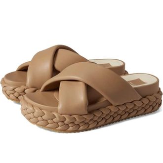 Dolce Vita Blume Sandals Womens Cafe Stella Crisscross Strap HTAT1660