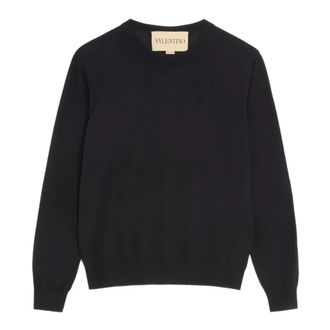 Valentino Heren, Truien, Zwart, Maat: M Wol