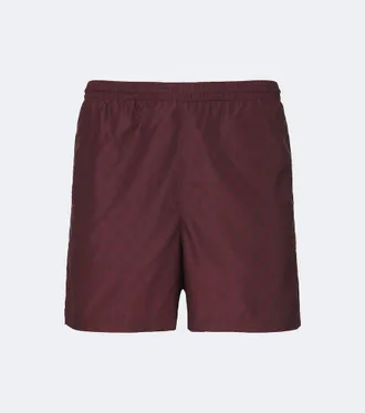 Gucci GG poplin swim trunks