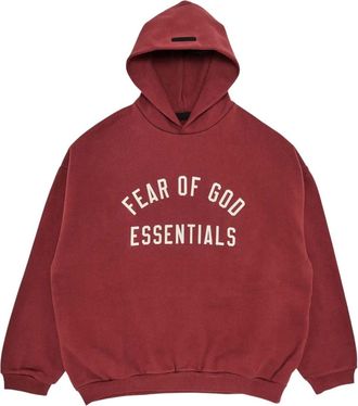 Fear of God Fleece Hoodie Crimson 192HO246256F