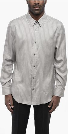 Celine Striped Silk Shirt size 39