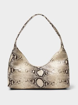 Mansur Gavriel Womens Candy snake leather shoulder bag