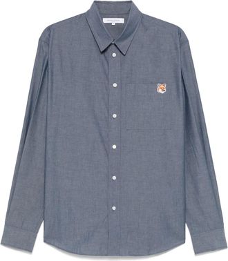Maison Kitsuné Camicia Fox Head - Blu