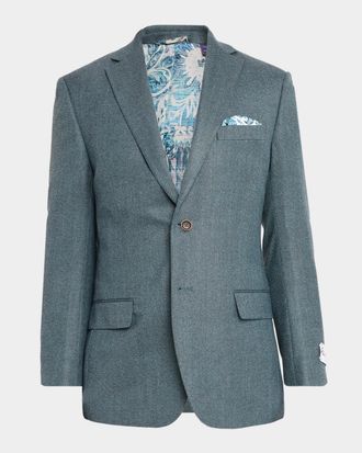 Robert Graham Men & apos;s Galadean Textured Wool-Blend Sport Coat