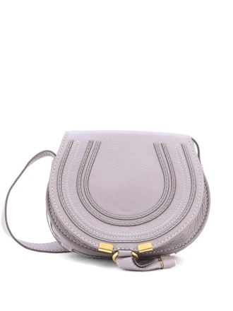 Chlo&eacute; Marcie Leather Mini crossbody bag - Grey