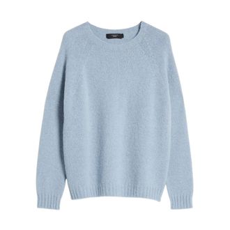 Max Mara Dames, Truien, Blauw, Maat: 2XL